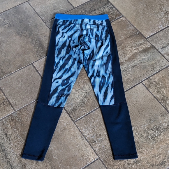 Adidas Techfit Climalite Leggings size XS to S, blue patterned - Picture 2 of 7